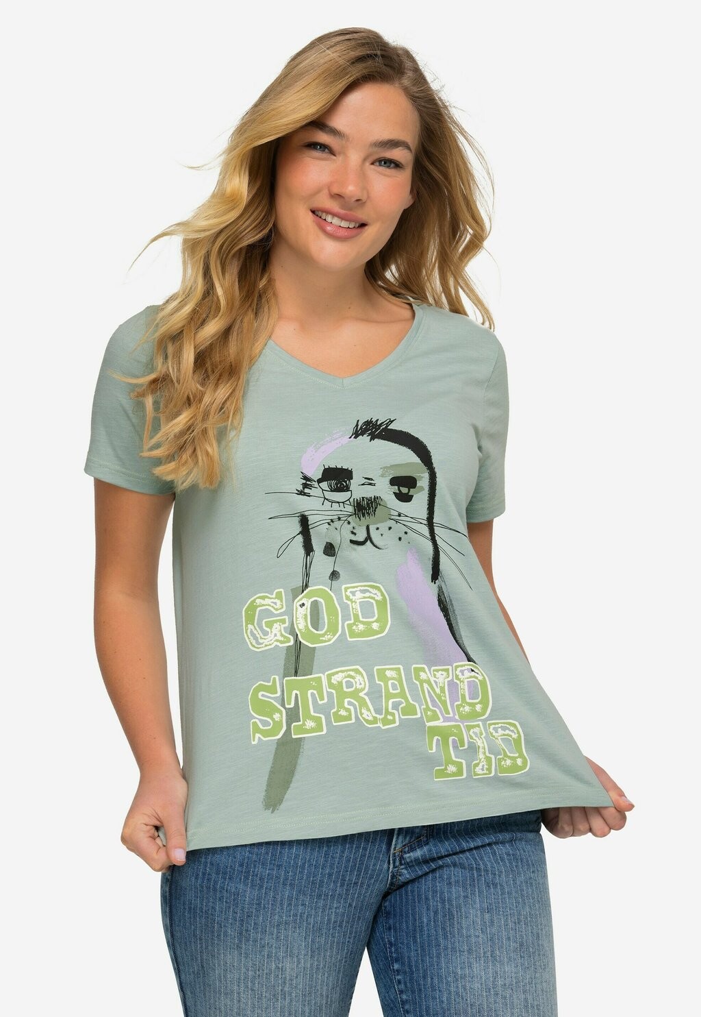 Футболка с принтом LAURASØN, мятный
Футболка с принтом LAURASØN, мятный