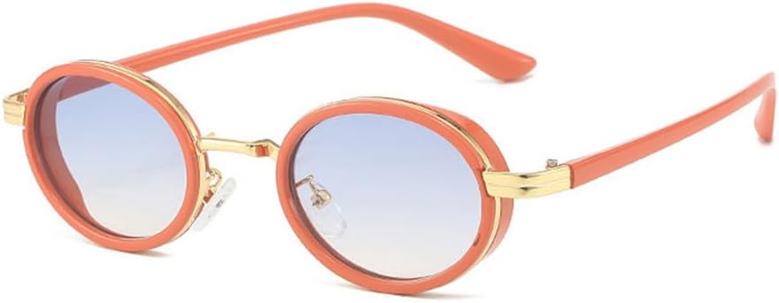 Модные овальные солнцезащитные очки в стиле панк для женщин, винтажные градиентные очки с защитой от УФ-излучения UV400, трендовые солнцезащитные очки для мужчин TKKTLLT, Orange Blue Tea
Модные овальные солнцезащитные очки в стиле панк для женщин, винтажные градиентные очки с защитой от УФ-излучения UV400, трендовые солнцезащитные очки для мужчин TKKTLLT, Orange Blue Tea