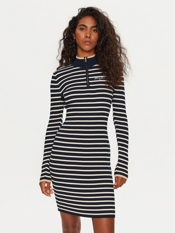 Трикотажное платье приталенного кроя Tommy Jeans, синий
Трикотажное платье приталенного кроя Tommy Jeans, синий