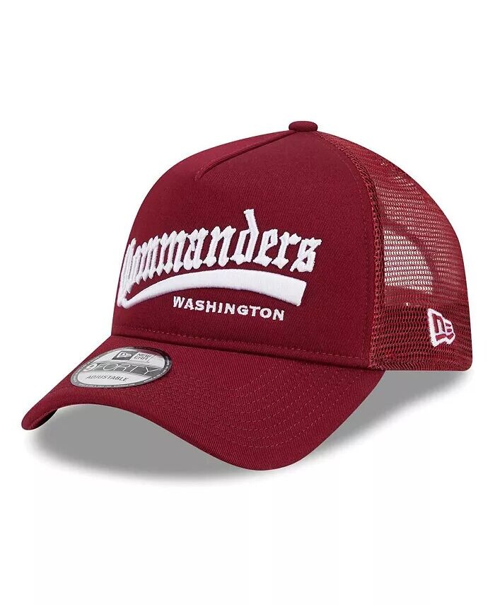 Мужская регулируемая кепка Washington Commanders Caliber Trucker 9FORTY бордового цвета New Era, красный
Мужская регулируемая кепка Washington Commanders Caliber Trucker 9FORTY бордового цвета New Era, красный