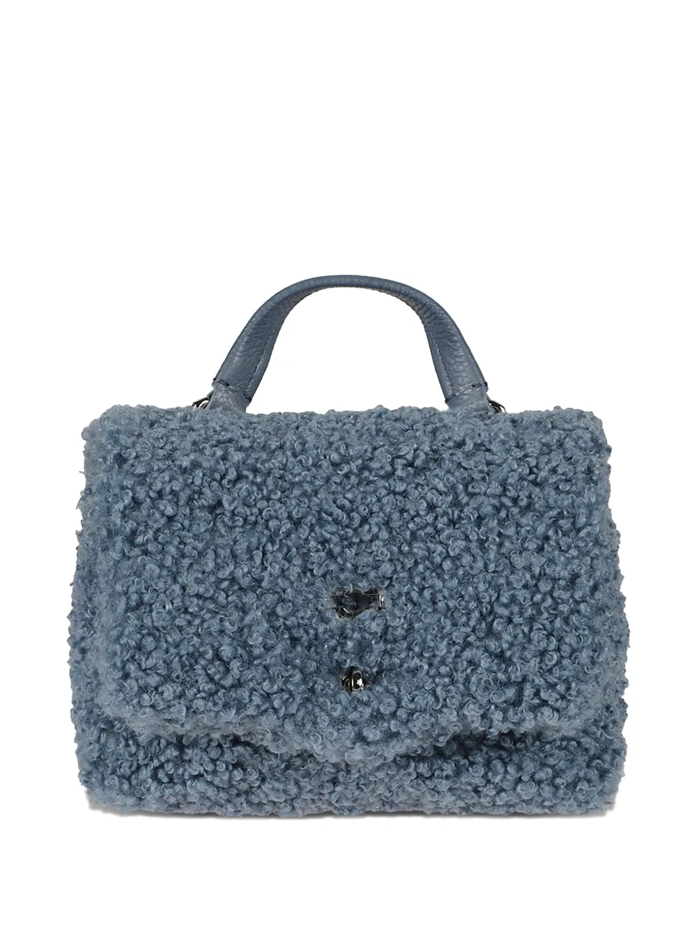 Сумка-шоппер Postina из овчины с верхней ручкой Zanellato, синий 
Сумка-шоппер Postina из овчины с верхней ручкой Zanellato, синий