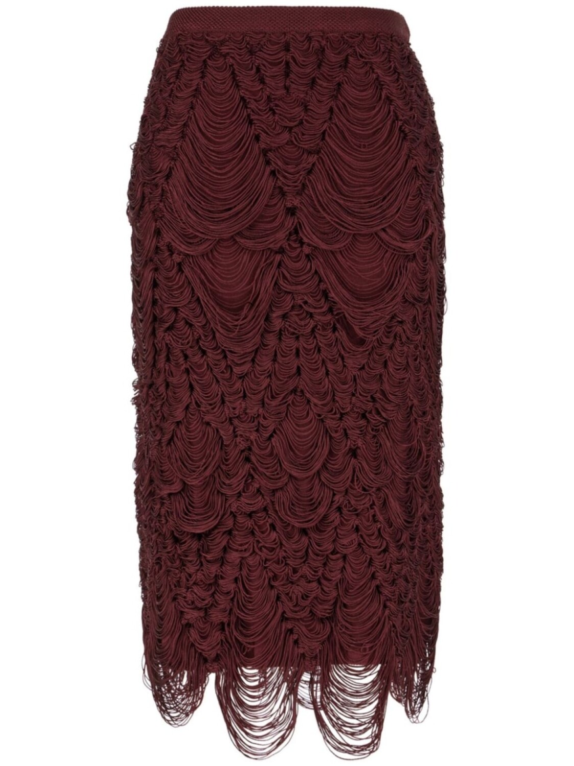 Юбка миди с бахромой Ferragamo, красный
Юбка миди с бахромой Ferragamo, красный