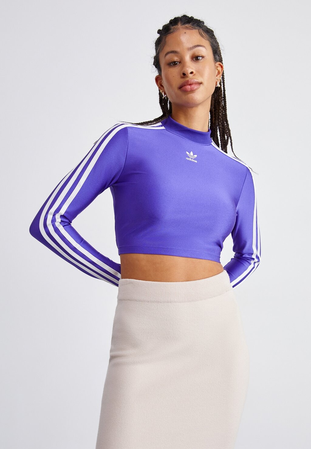 Футболка с длинными рукавами 3 Stripe Cropped Longsleeve adidas Originals, цвет energy ink
Футболка с длинными рукавами 3 Stripe Cropped Longsleeve adidas Originals, цвет energy ink