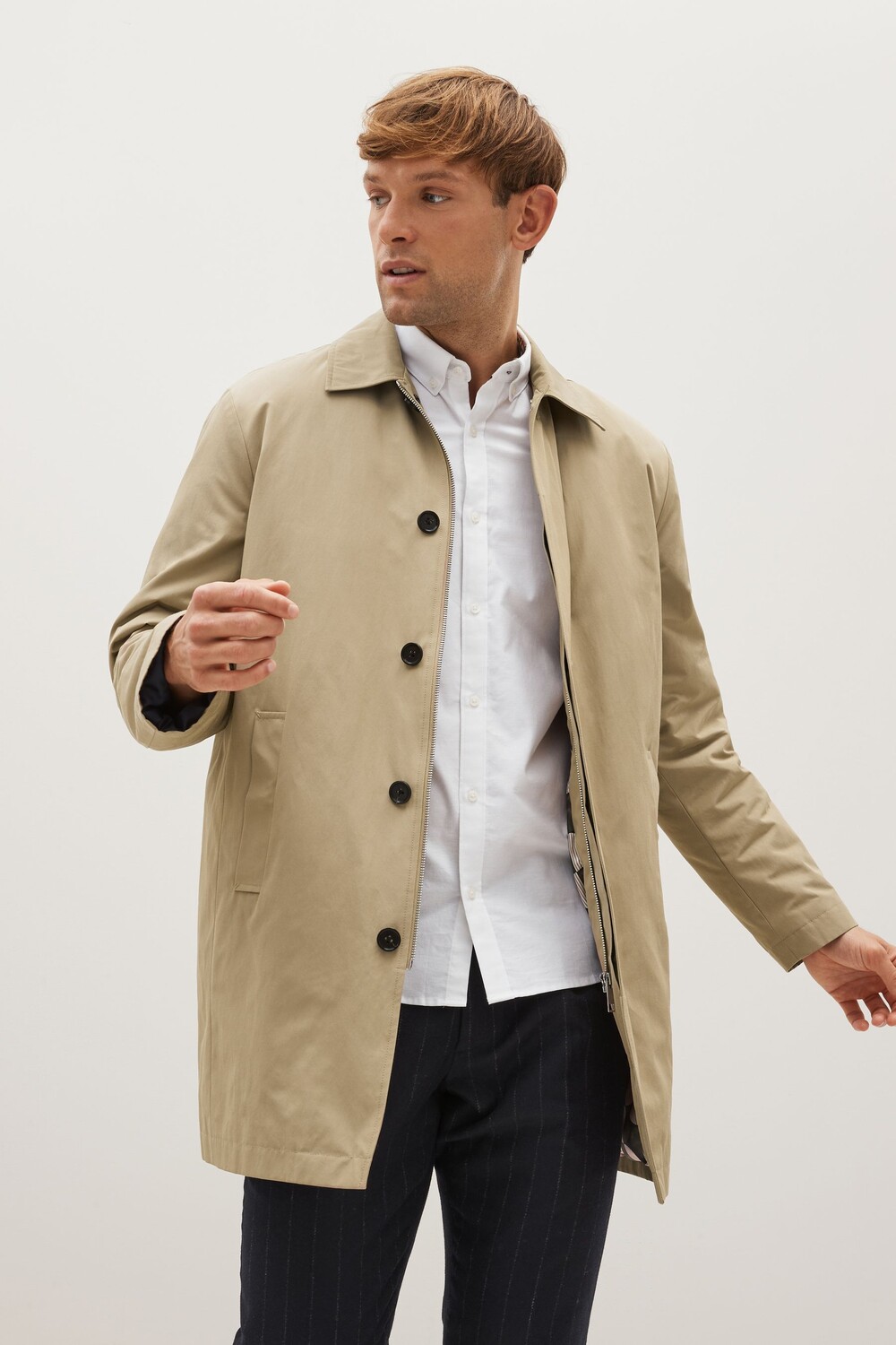 Непромокаемый плащ Next, бежевый 
Непромокаемый плащ Next, бежевый