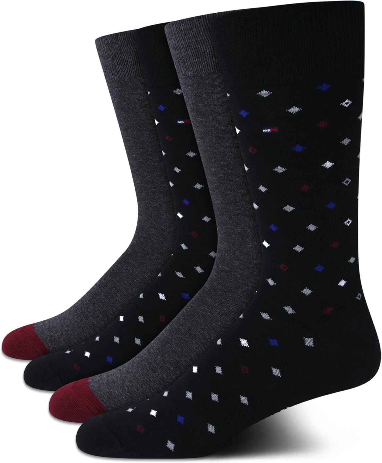 Мужские носки Tommy Hilfiger под повседневную одежду - 4 пары классических хлопковых носков для мужчин, легкие, комфортные, с укрепленной пяткой, Black/Grey Diamonds
Мужские носки Tommy Hilfiger под повседневную одежду - 4 пары классических хлопковых носков для мужчин, легкие, комфортные, с укрепленной пяткой, Black/Grey Diamonds