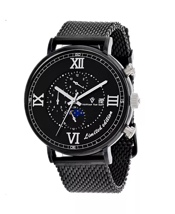 Мужские часы Somptueuse Ltd с черным циферблатом - CV1159 Christian Van Sant, black
Мужские часы Somptueuse Ltd с черным циферблатом - CV1159 Christian Van Sant, black