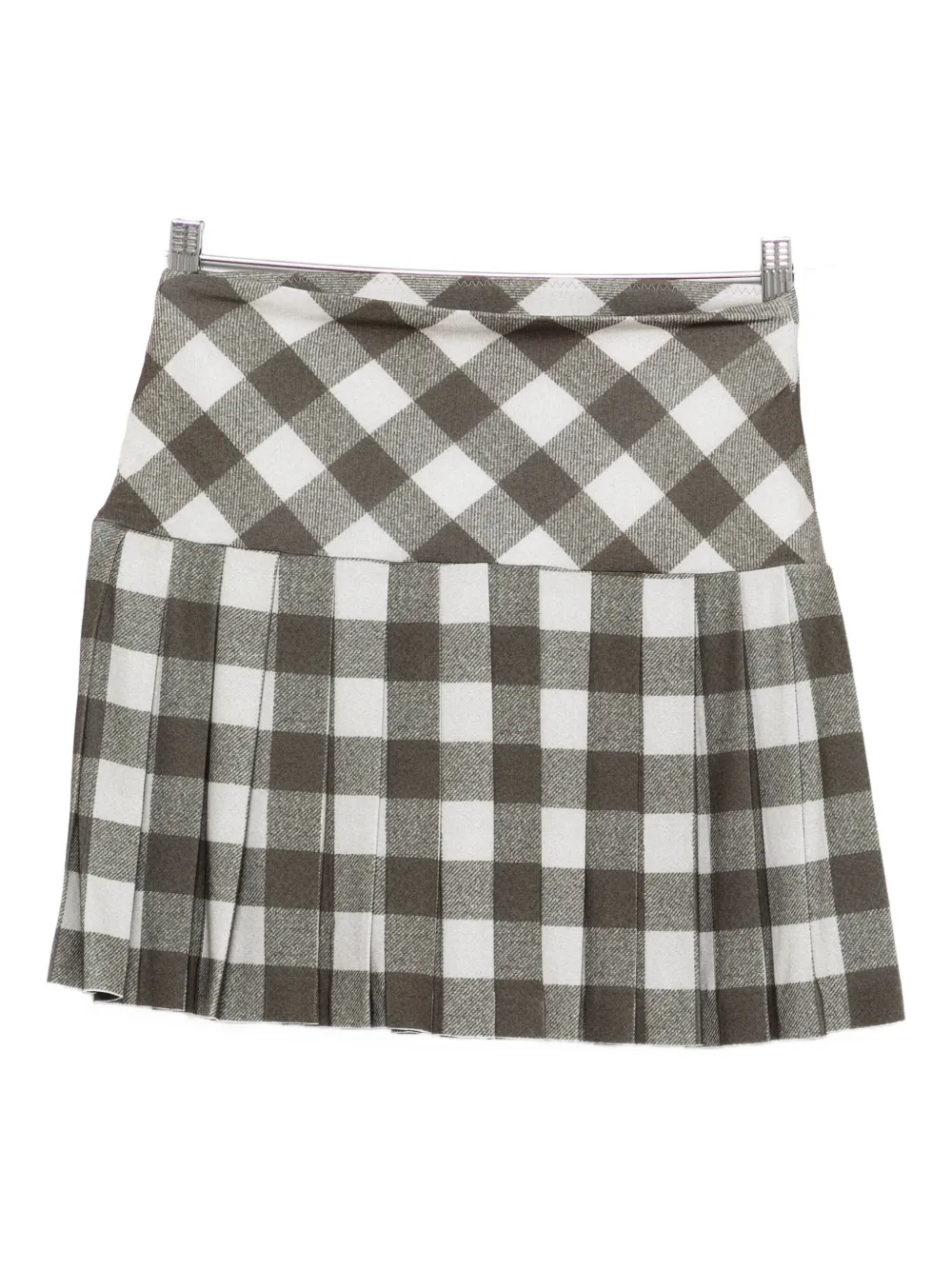 Юбка в складку в клетку Norma Kamali, зеленый
Юбка в складку в клетку Norma Kamali, зеленый