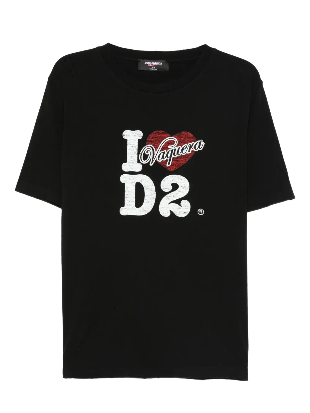 Футболка Vaquera Loves D2 Dsquared1, черный
Футболка Vaquera Loves D2 Dsquared1, черный