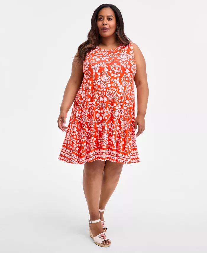 Платье без рукавов с принтом больших размеров Style & Co, красный
Платье без рукавов с принтом больших размеров Style & Co, красный