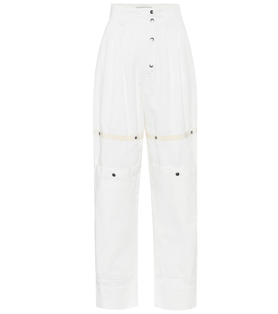 Брюки-морковки с высокой талией Etro, белый
Брюки-морковки с высокой талией Etro, белый