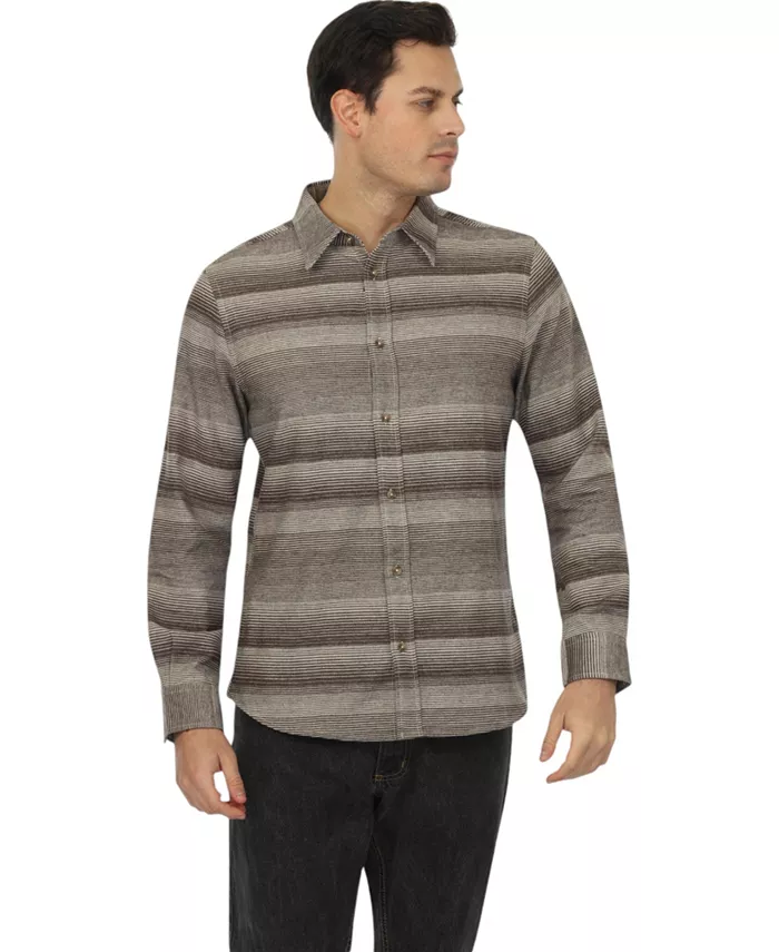 Мужская рубашка на пуговицах Shasta Stripe Vustra, коричневый
Мужская рубашка на пуговицах Shasta Stripe Vustra, коричневый