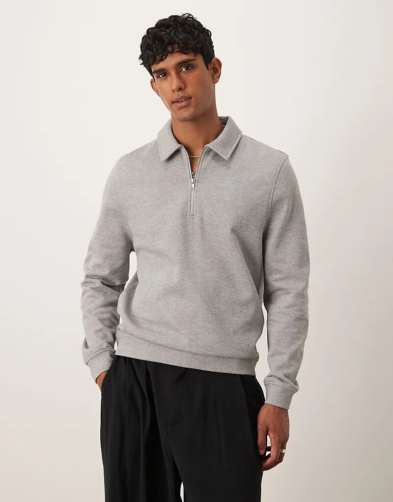 Толстовка ASOS DESIGN с застежкой-молнией на четверть длины и воротником, серо-меланжевого цвета, Серый, Толстовка ASOS DESIGN с застежкой-молнией на четверть длины и воротником, серо-меланжевого цвета
Толстовка ASOS DESIGN с застежкой-молнией на четверть длины и воротником, серо-меланжевого цвета, Серый, Толстовка ASOS DESIGN с застежкой-молнией на четверть длины и воротником, серо-меланжевого цвета