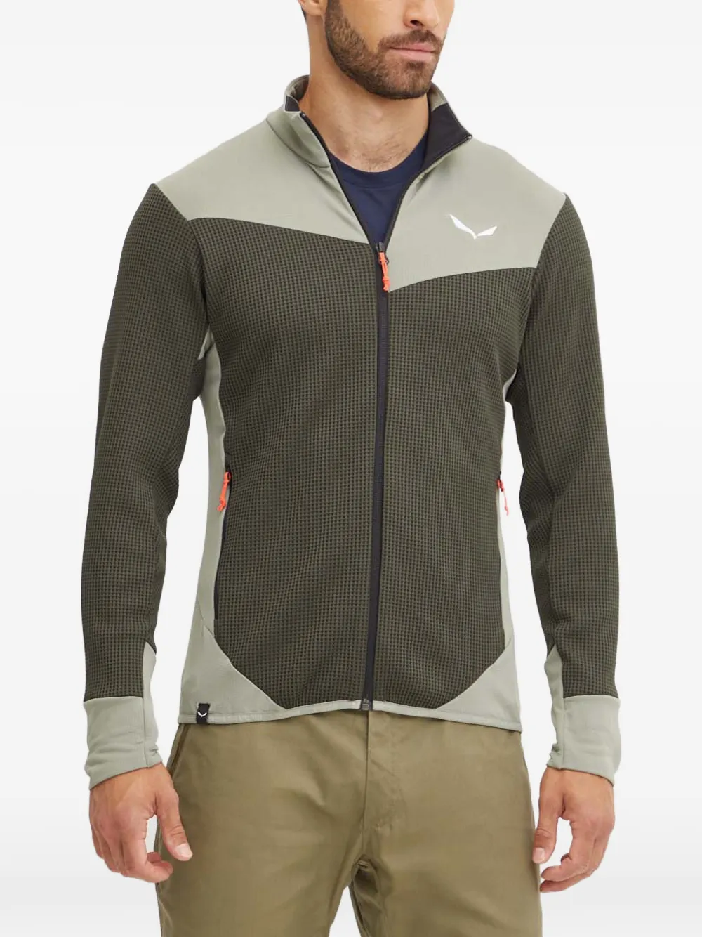 Фактурная куртка на молнии Salewa, зеленый
Фактурная куртка на молнии Salewa, зеленый