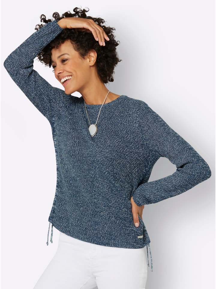 Свитер с круглым вырезом в меланжевом цвете темно-синий-экрю WITT WEIDEN
Свитер с круглым вырезом в меланжевом цвете темно-синий-экрю WITT WEIDEN