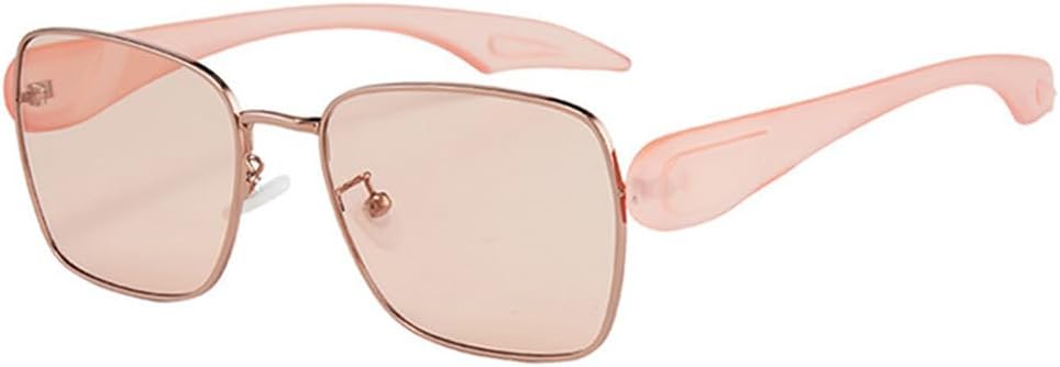 Женские солнцезащитные очки конфетных цветов, модные, с прозрачными линзами цвета океана, защита от УФ-излучения UV400; мужские солнцезащитные очки в стиле панк HVTVTLA, Pink Champagne
Женские солнцезащитные очки конфетных цветов, модные, с прозрачными линзами цвета океана, защита от УФ-излучения UV400; мужские солнцезащитные очки в стиле панк HVTVTLA, Pink Champagne