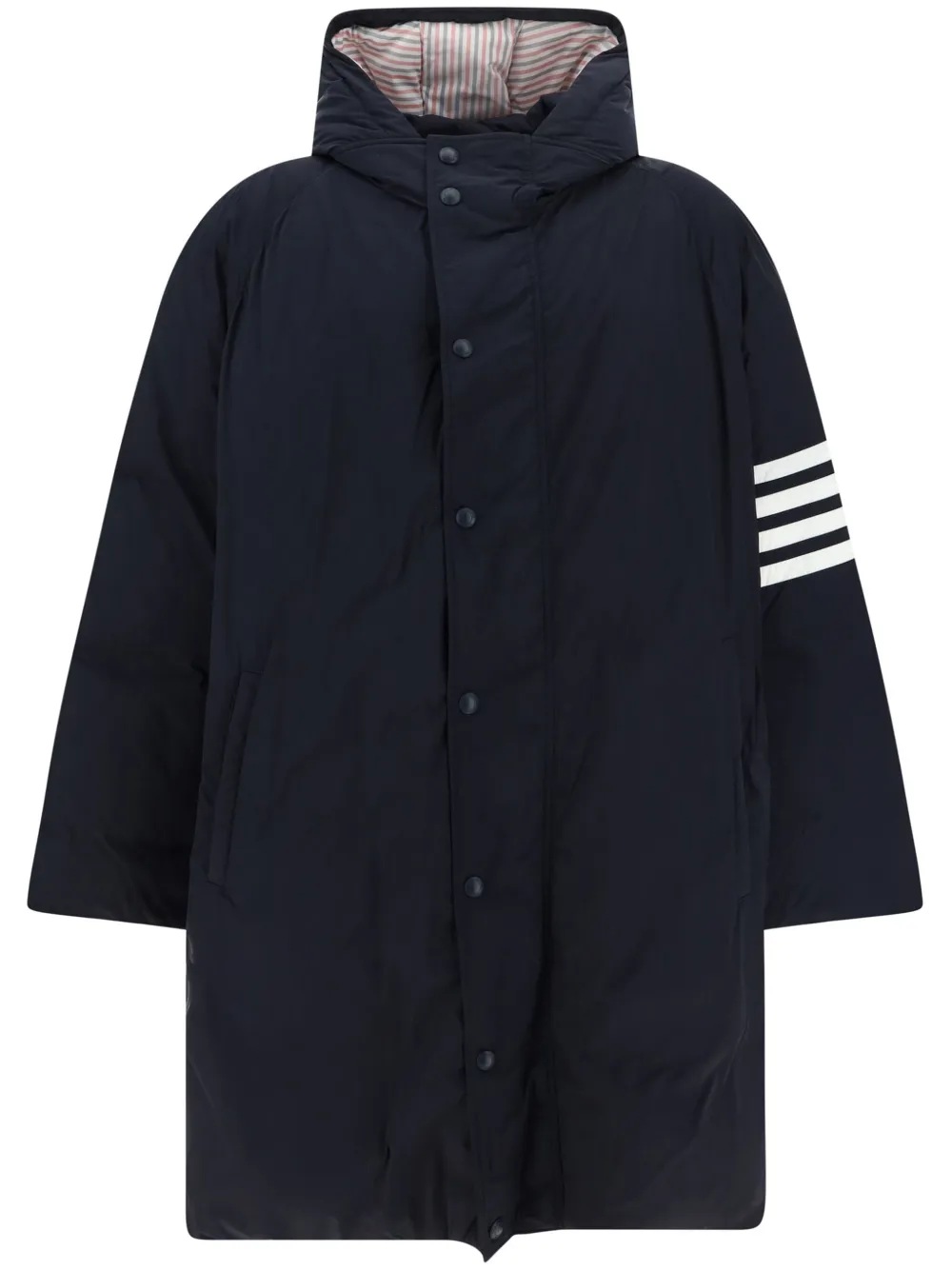 Парка с капюшоном и полосками 4-Bar THOM BROWNE, синий
Парка с капюшоном и полосками 4-Bar THOM BROWNE, синий