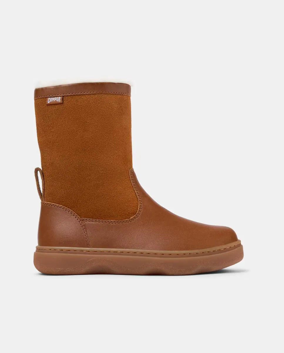 Детские кожаные ботильоны для девочек Camper, коричневый
Детские кожаные ботильоны для девочек Camper, коричневый