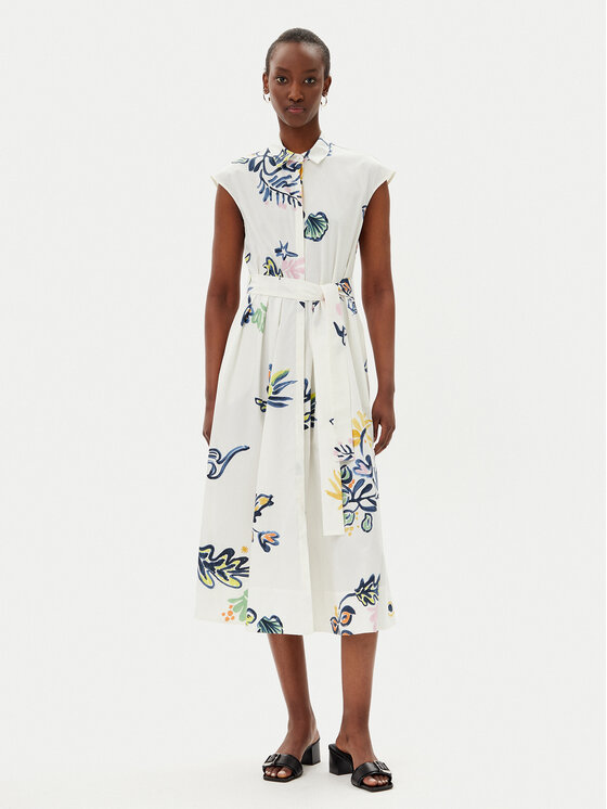 Платье-Рубашка стандартный крой Pier 2513221372200 Marella, белый
Платье-Рубашка стандартный крой Pier 2513221372200 Marella, белый