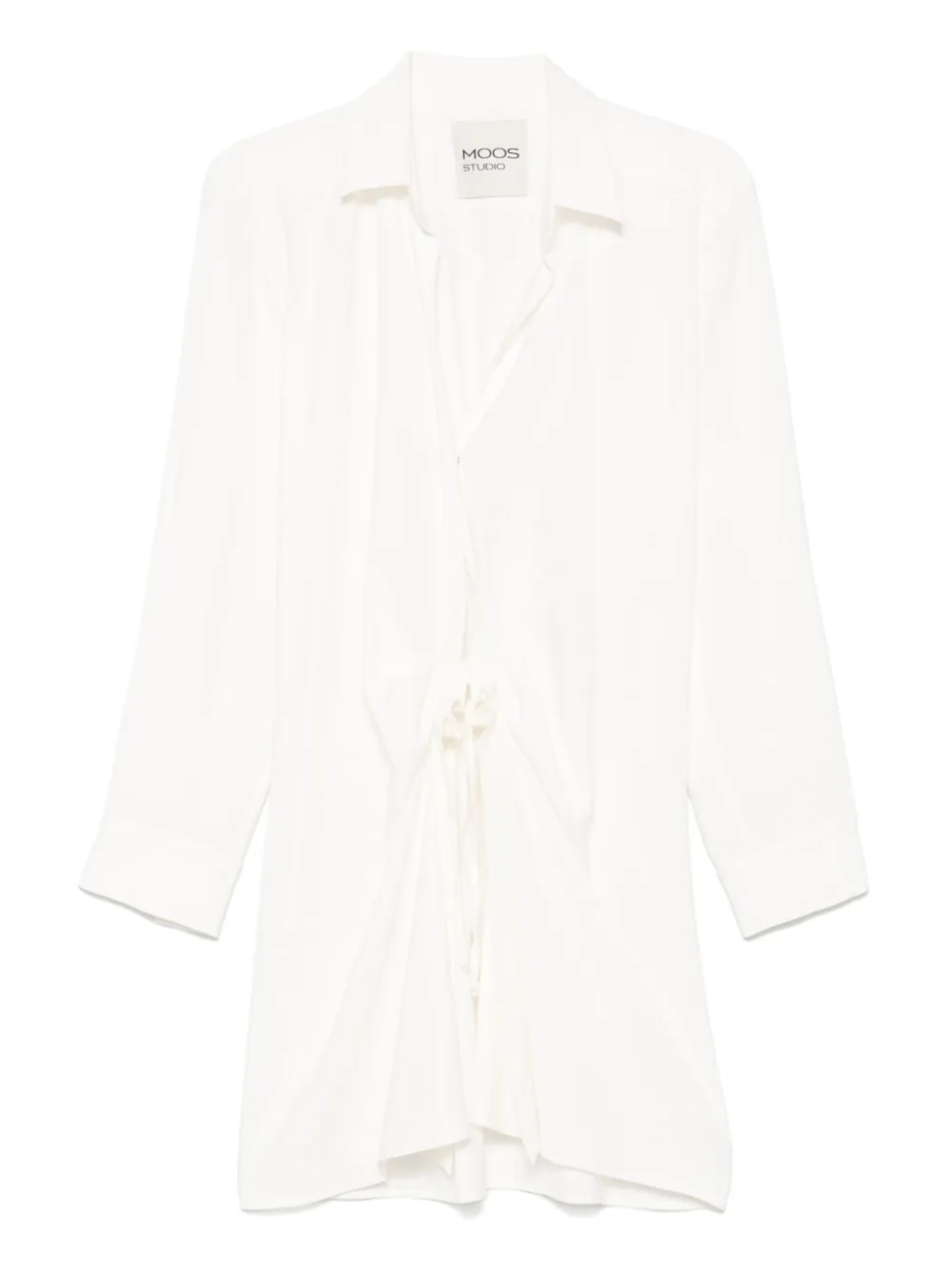 Платье-мини с запахом MOOS STUDIO, белый 
Платье-мини с запахом MOOS STUDIO, белый