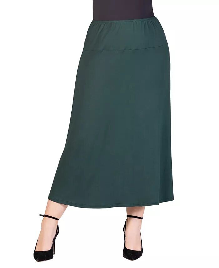 Юбка макси больших размеров 24seven Comfort Apparel, зеленый
Юбка макси больших размеров 24seven Comfort Apparel, зеленый