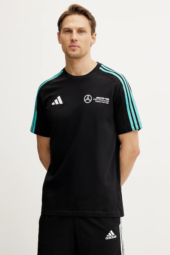 Футболка хлопковая x Mercedes Adidas, черный 
Футболка хлопковая x Mercedes Adidas, черный