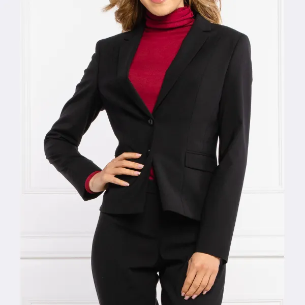 Элегантная шерстяная куртка Jaru классического кроя Boss, черный
Элегантная шерстяная куртка Jaru классического кроя Boss, черный