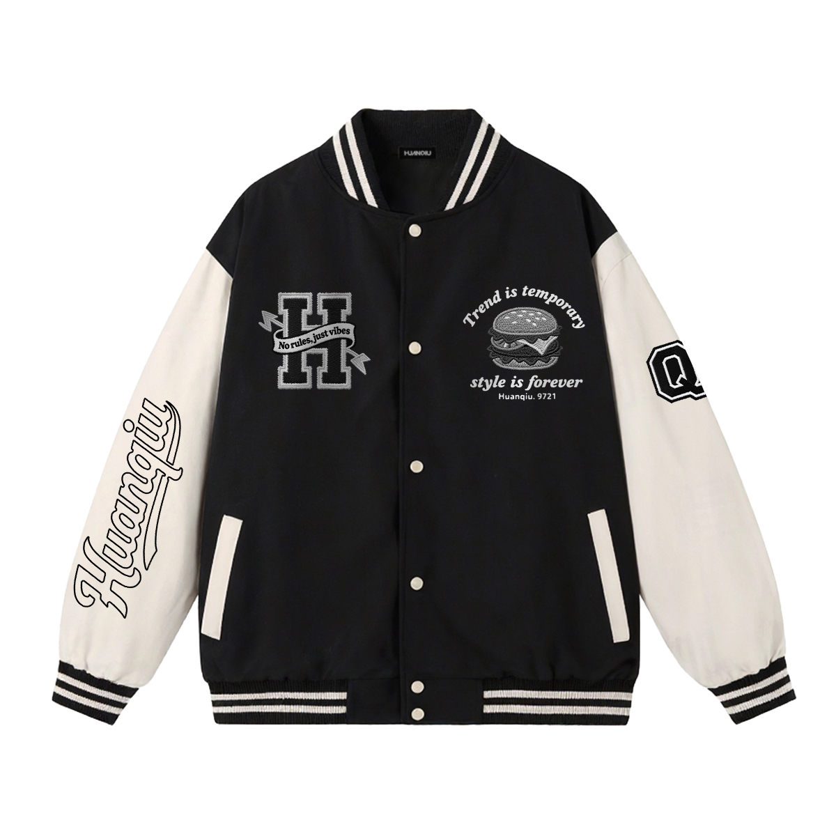 Бейсбольная майка Unisex с бейсбольным воротником, умеренно прямого кроя HUANQIU, черный
Бейсбольная майка Unisex с бейсбольным воротником, умеренно прямого кроя HUANQIU, черный