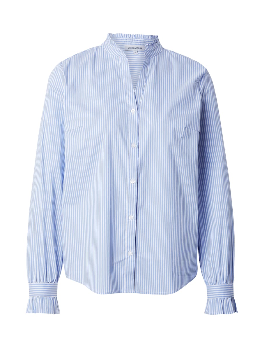 Блуза MORE & MORE, светло-голубой
Блуза MORE & MORE, светло-голубой
