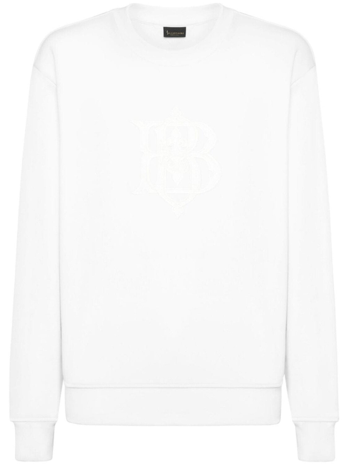 Billionaire хлопковая толстовка с логотипом-аппликацией, белый
Billionaire хлопковая толстовка с логотипом-аппликацией, белый