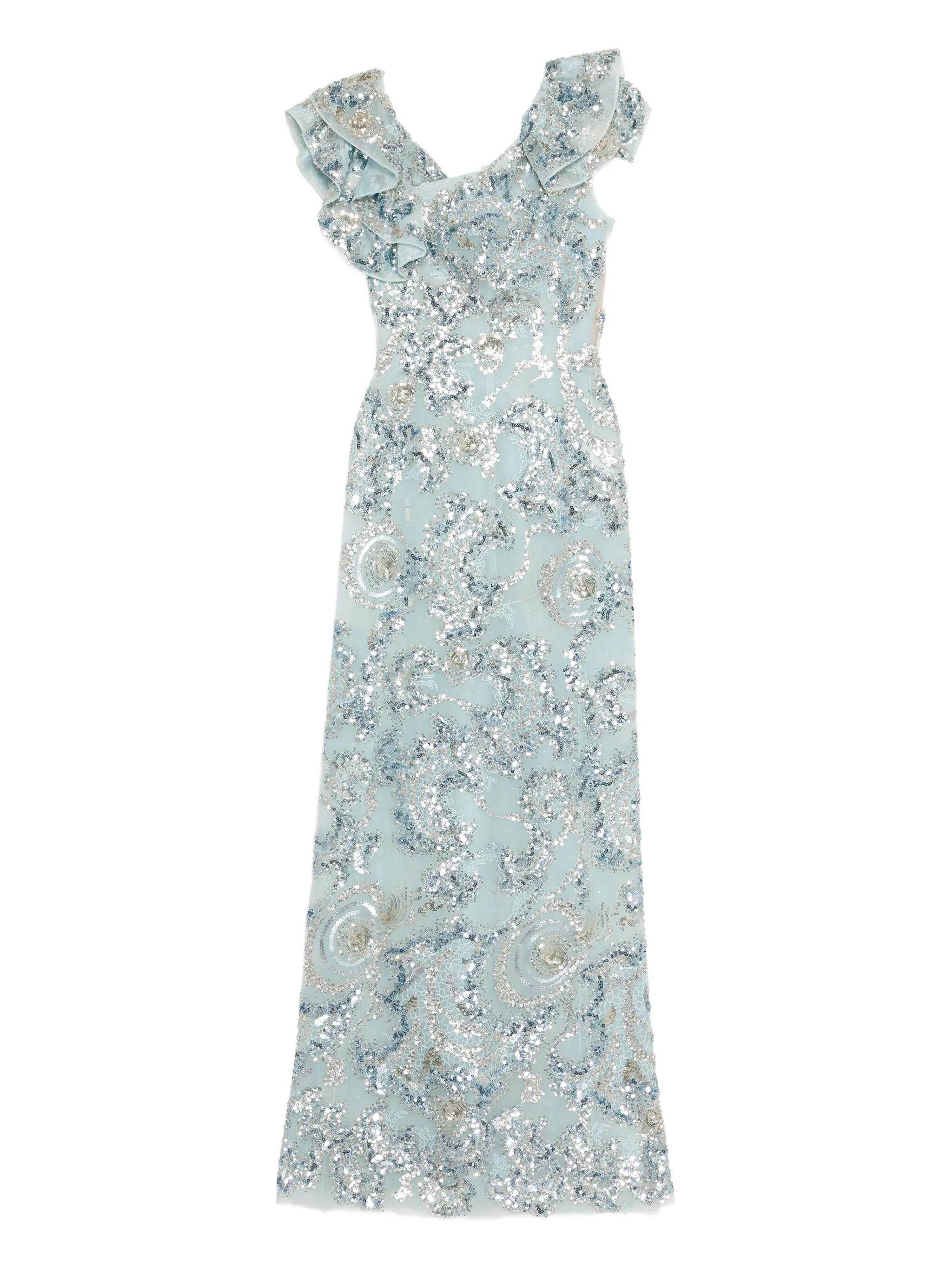 Платье из тюля с вышивкой Saiid Kobeisy, синий
Платье из тюля с вышивкой Saiid Kobeisy, синий