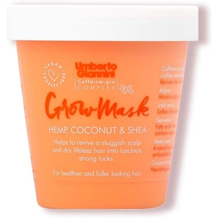Umberto Giannini Grow Маска для сухих, поврежденных химически обработанных волос, веганская, без жестокости
Umberto Giannini Grow Маска для сухих, поврежденных химически обработанных волос, веганская, без жестокости