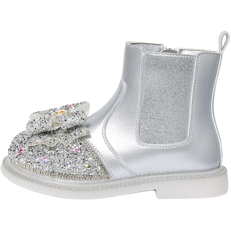 Детская обувь со стразами и кристаллами Snoffy, серебряный
Детская обувь со стразами и кристаллами Snoffy, серебряный