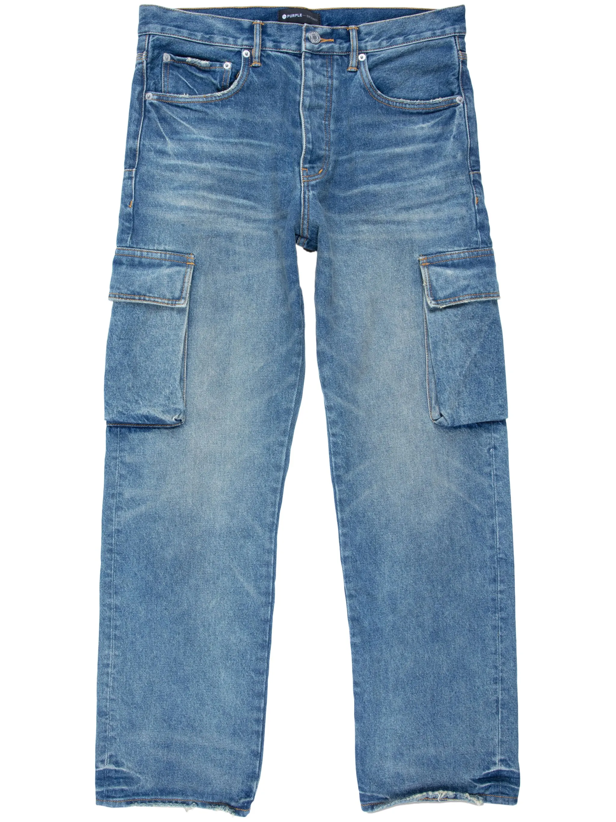 Прямые джинсы карго Purple Brand, синий
Прямые джинсы карго Purple Brand, синий
