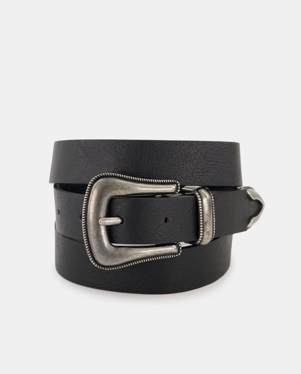 Ремень с пряжкой в ковбойском стиле Tintoretto, черный
Ремень с пряжкой в ковбойском стиле Tintoretto, черный
