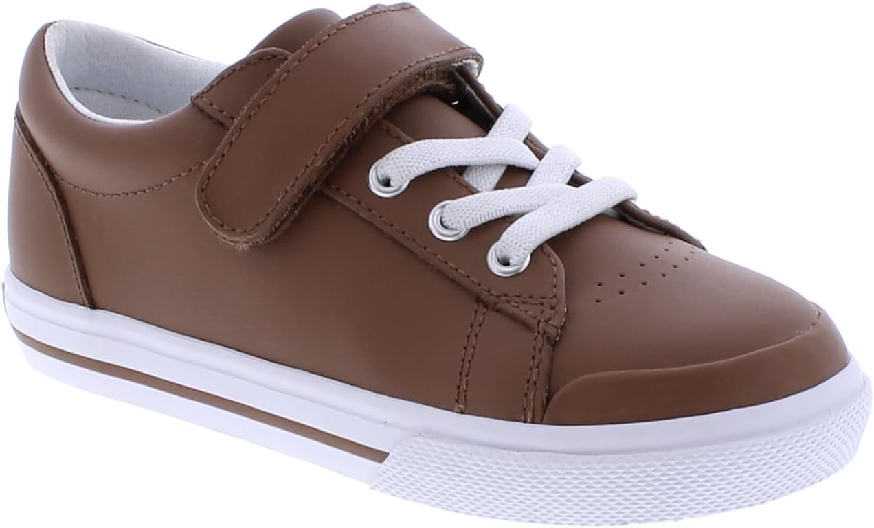 Детские кожаные кроссовки FOOTMATES Reese для мальчиков и девочек с индивидуально подобранными стельками, противоскользящей резиновой подошвой и дышащей подкладкой - для младенцев, малышей и маленьких детей, возраст 0-8 лет, коричневый
Детские кожаные кроссовки FOOTMATES Reese для мальчиков и девочек с индивидуально подобранными стельками, противоскользящей резиновой подошвой и дышащей подкладкой - для младенцев, малышей и маленьких детей, возраст 0-8 лет, коричневый