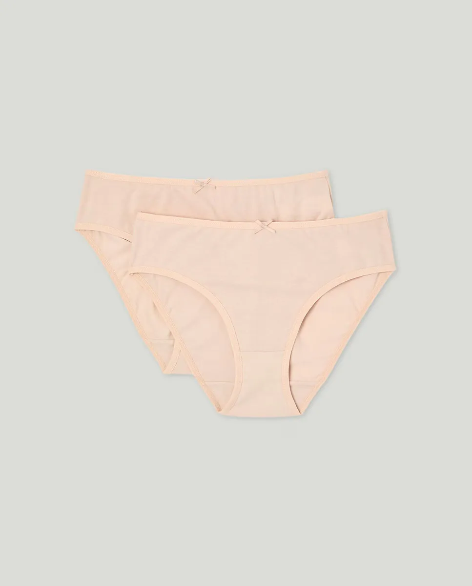 Пачка из двух обычных девичьих трусиков Cotton Juice, бежевый
Пачка из двух обычных девичьих трусиков Cotton Juice, бежевый