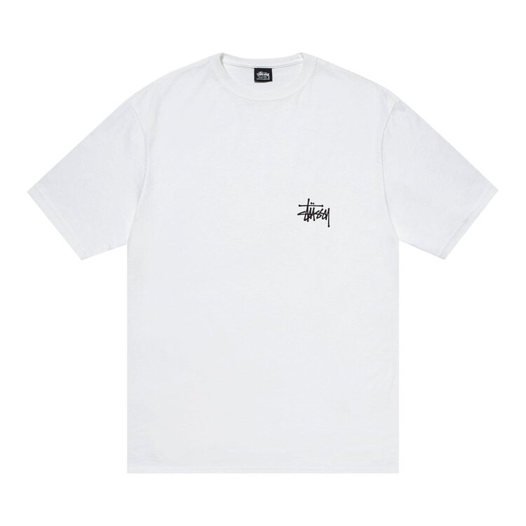Футболка Stussy Basic Tee, белый 
Футболка Stussy Basic Tee, белый