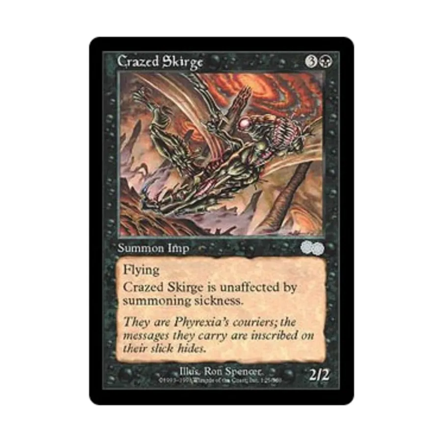 CCG Безумный Скирдж (U), MTG - Urza's Saga
CCG Безумный Скирдж (U), MTG - Urza's Saga