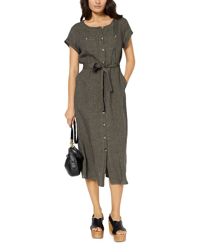 Паскаль Платье-рубашка из льна Gerard Darel, зеленый
Паскаль Платье-рубашка из льна Gerard Darel, зеленый