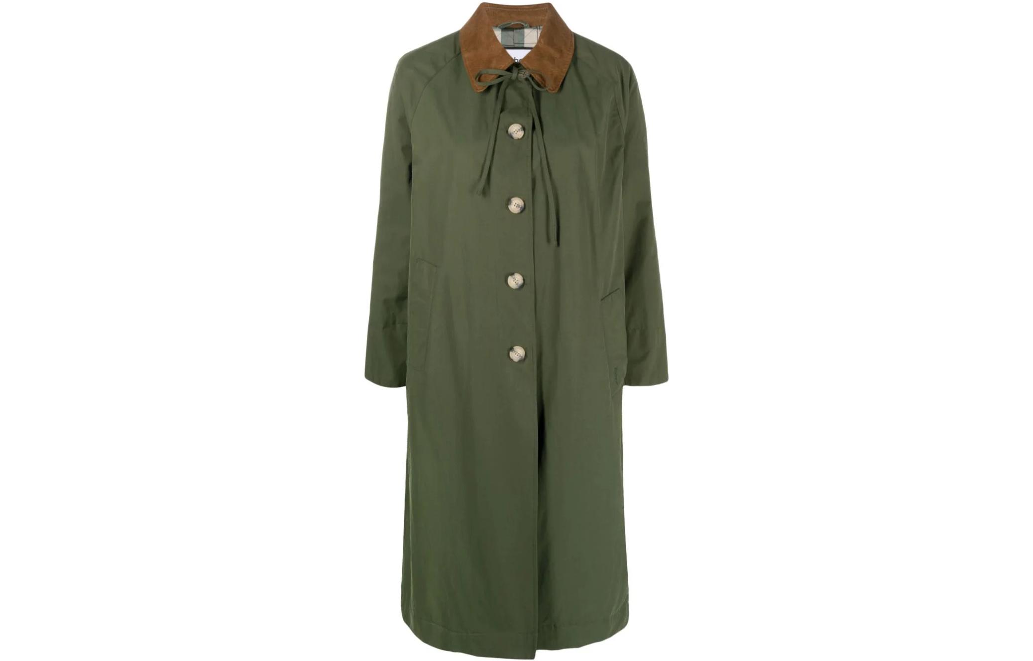 Barbour Женское пальто, зеленое, с отворотами, умеренно прямой крой
Barbour Женское пальто, зеленое, с отворотами, умеренно прямой крой