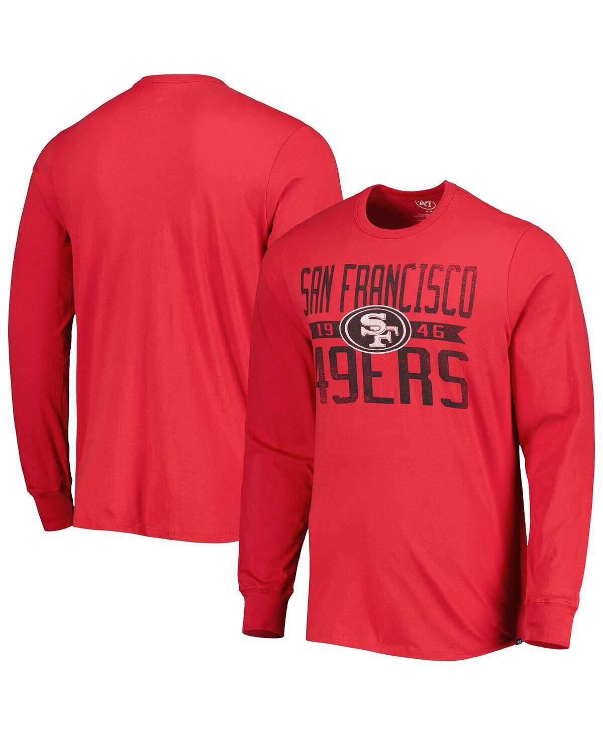 Мужская футболка Scarlet San Francisco 49ers Brand Wide Out с длинным рукавом Franklin '47 Brand
Мужская футболка Scarlet San Francisco 49ers Brand Wide Out с длинным рукавом Franklin '47 Brand