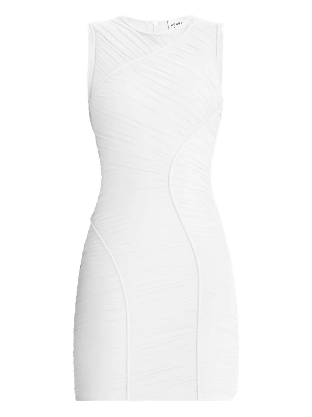 Мини-платье без рукавов Hervé Léger, белый
Мини-платье без рукавов Hervé Léger, белый