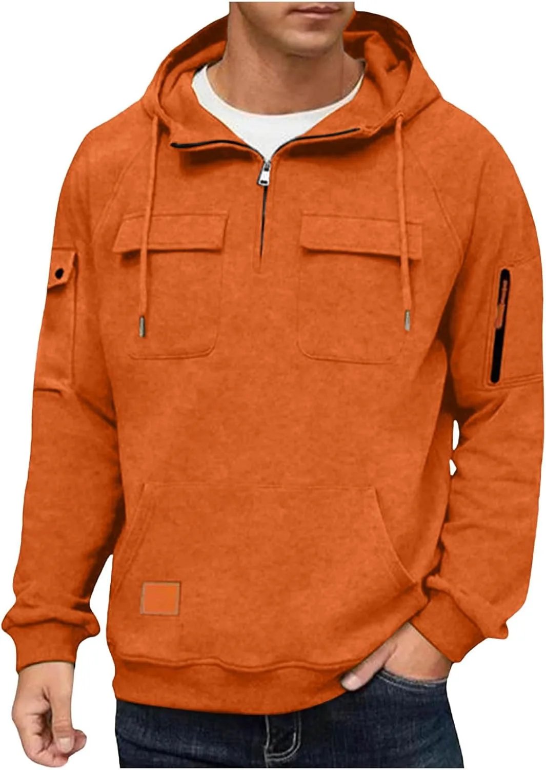 Толстовка с капюшоном Military Quarter Zip с карманами Carydety
Толстовка с капюшоном Military Quarter Zip с карманами Carydety