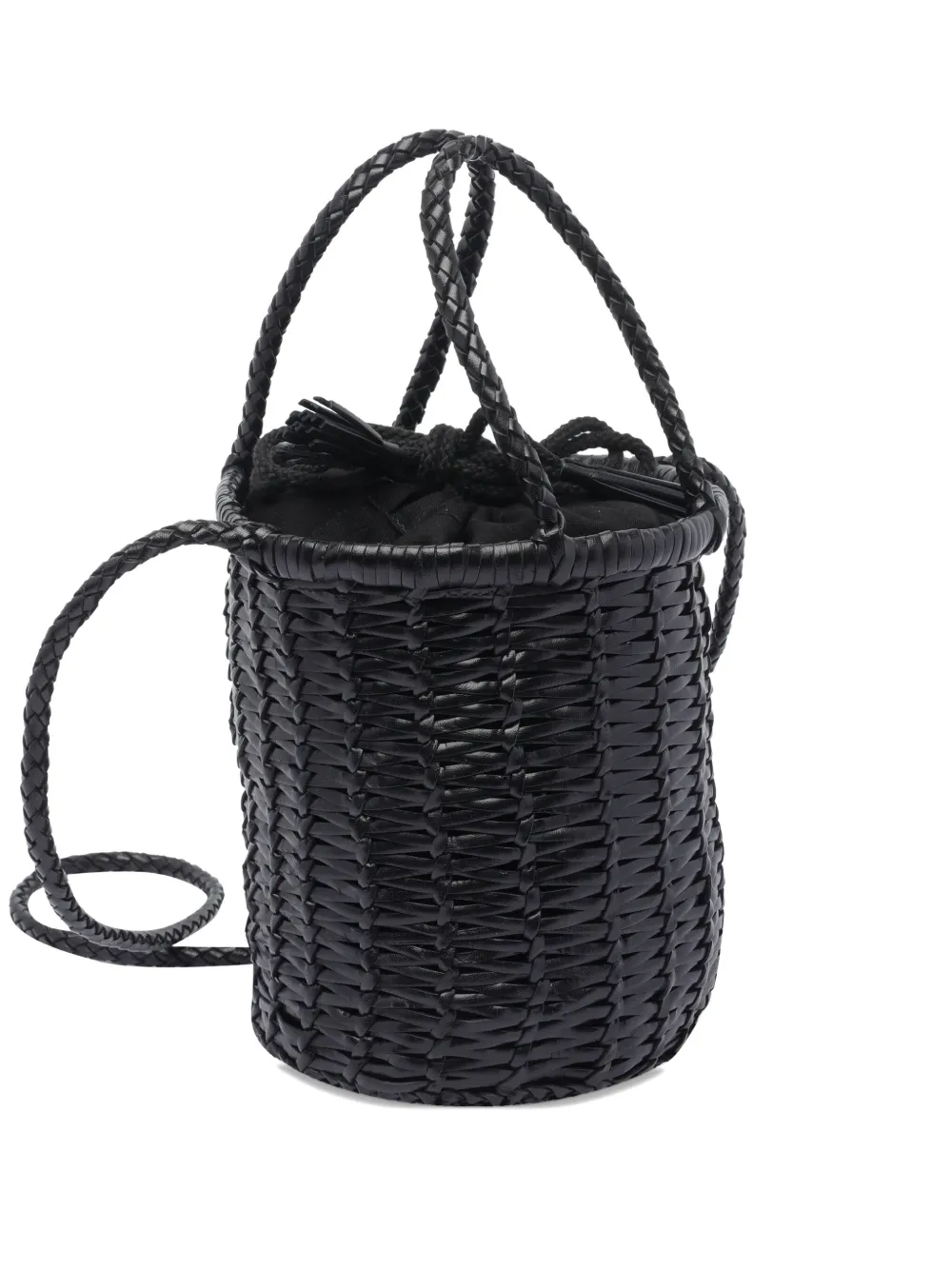 Плетеная кожаная сумка-ведро DRAGON DIFFUSION, черный
Плетеная кожаная сумка-ведро DRAGON DIFFUSION, черный