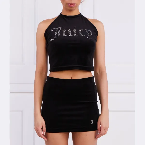 Топ узкого кроя Etta с лямкой на шее Juicy Couture, черный
Топ узкого кроя Etta с лямкой на шее Juicy Couture, черный