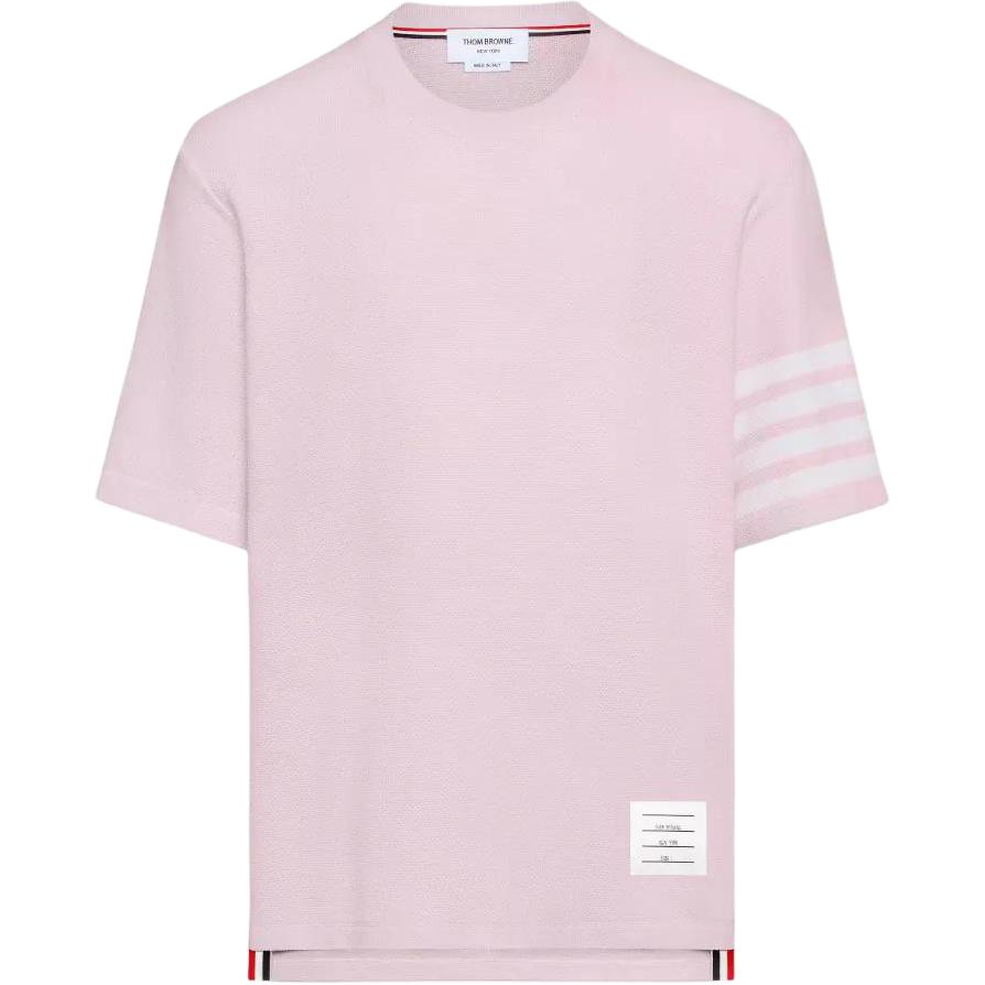 Футболка piqué с 4 полосками THOM BROWNE, розовый
Футболка piqué с 4 полосками THOM BROWNE, розовый