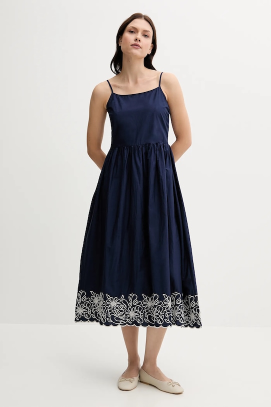 Хлопковое платье United Colors Of Benetton, темно-синий
Хлопковое платье United Colors Of Benetton, темно-синий