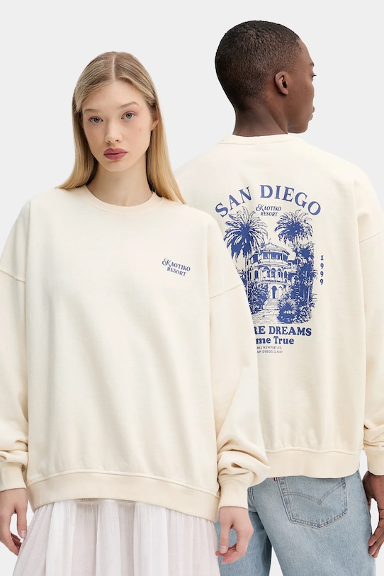 Хлопковая блузка Kaotiko, бежевый
Хлопковая блузка Kaotiko, бежевый