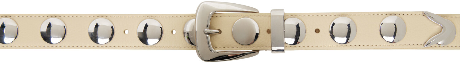 Бежевый ремень Benny Studs KHAITE
Бежевый ремень Benny Studs KHAITE