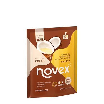 Крем для ухода за волосами с кокосовым маслом, 300 г, сменная упаковка - профессиональный уход за волосами Novex
Крем для ухода за волосами с кокосовым маслом, 300 г, сменная упаковка - профессиональный уход за волосами Novex